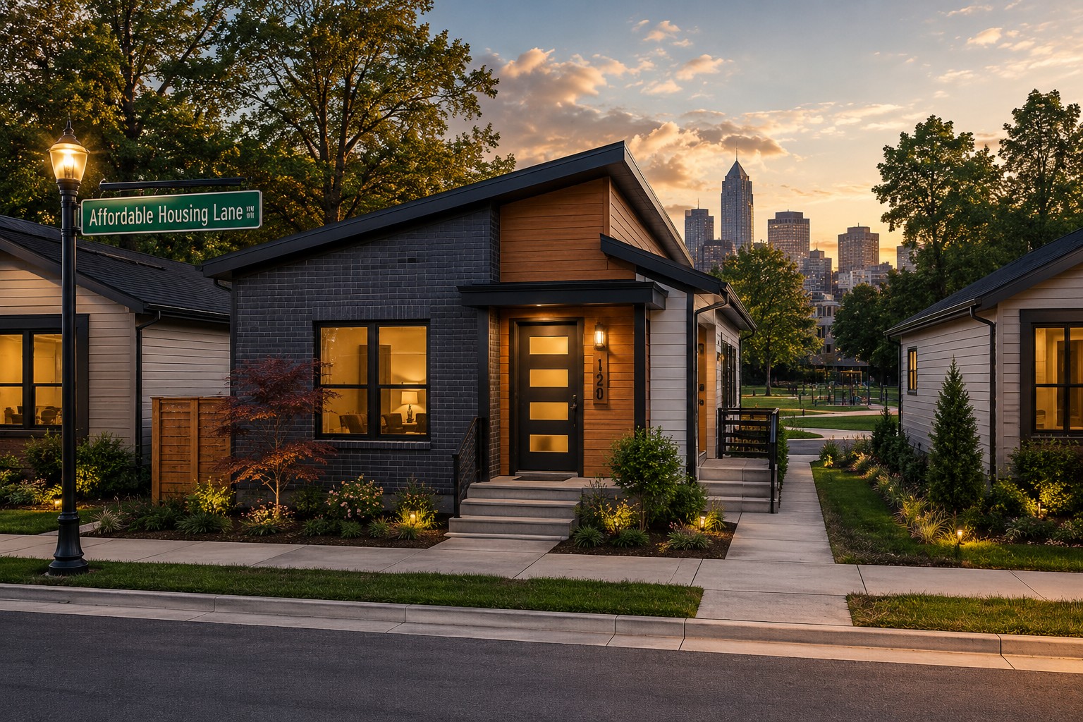 Illustrative neighborhood housing concept